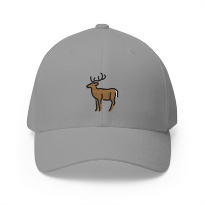 Deer Emoji Grey Cap – Premium by Capmoji