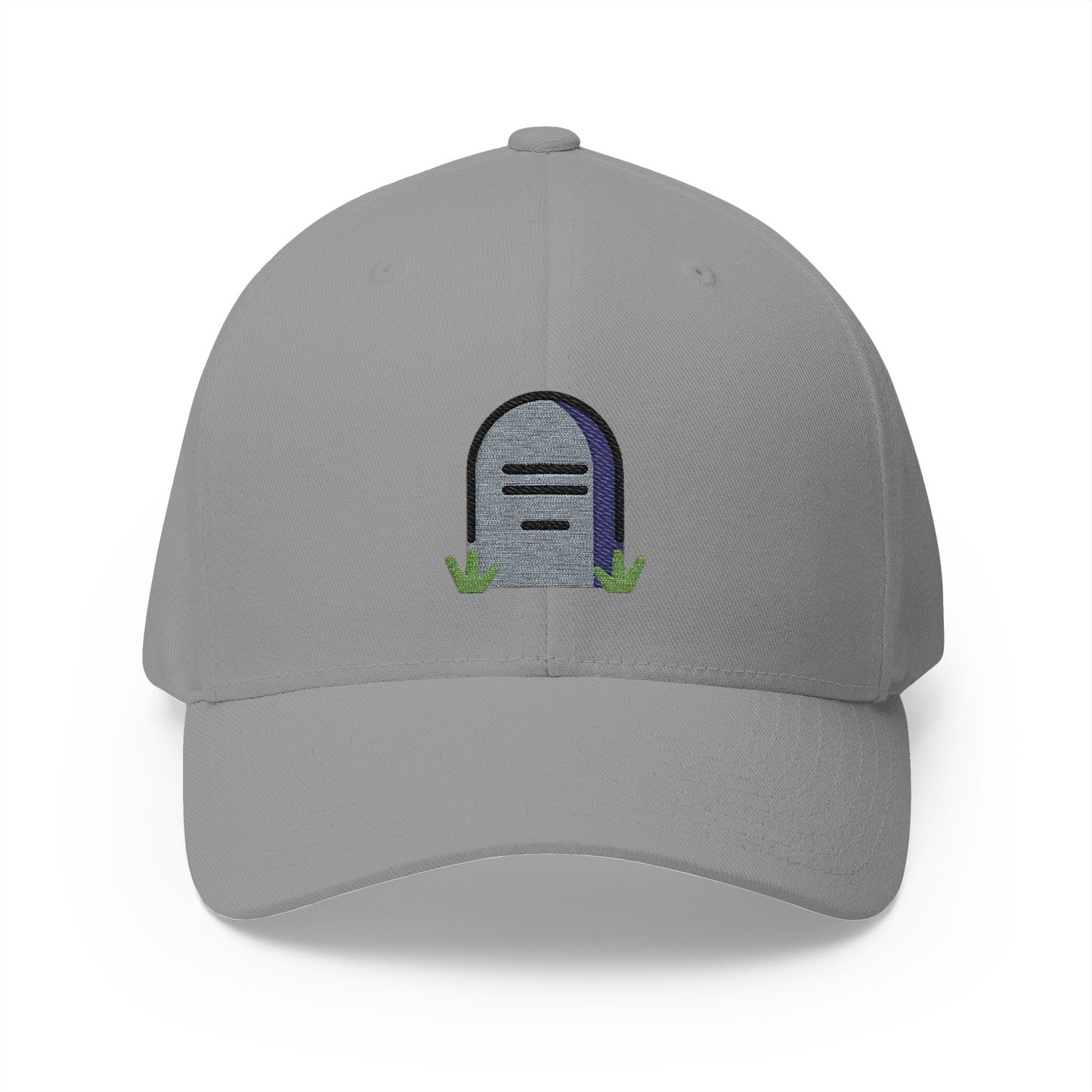 Headstone Emoji Grey Cap – Premium by Capmoji