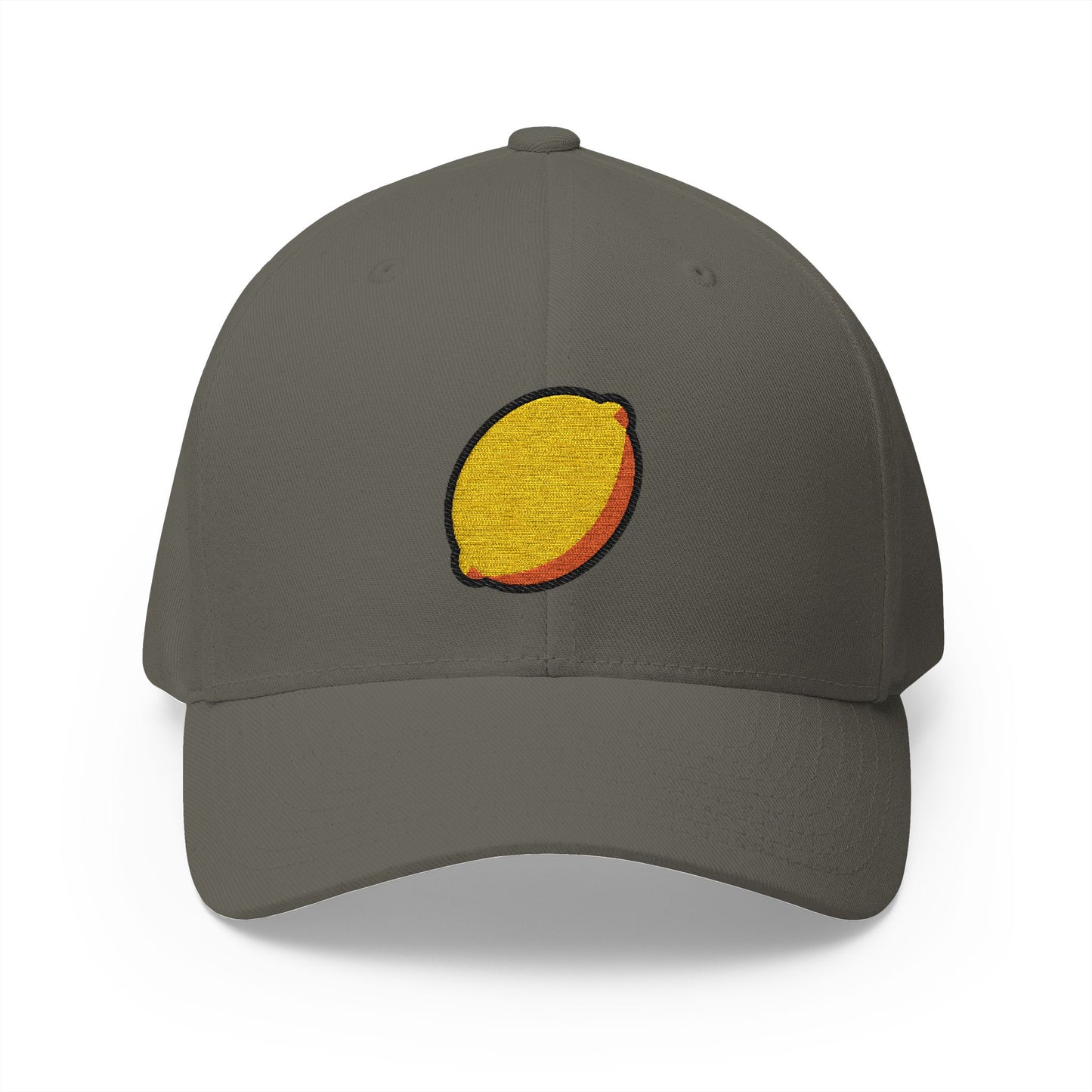 Lemon Emoji Olive Cap – Premium by Capmoji