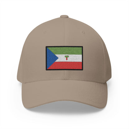 Flag: Equatorial Guinea Emoji Khaki Cap – Premium by Capmoji