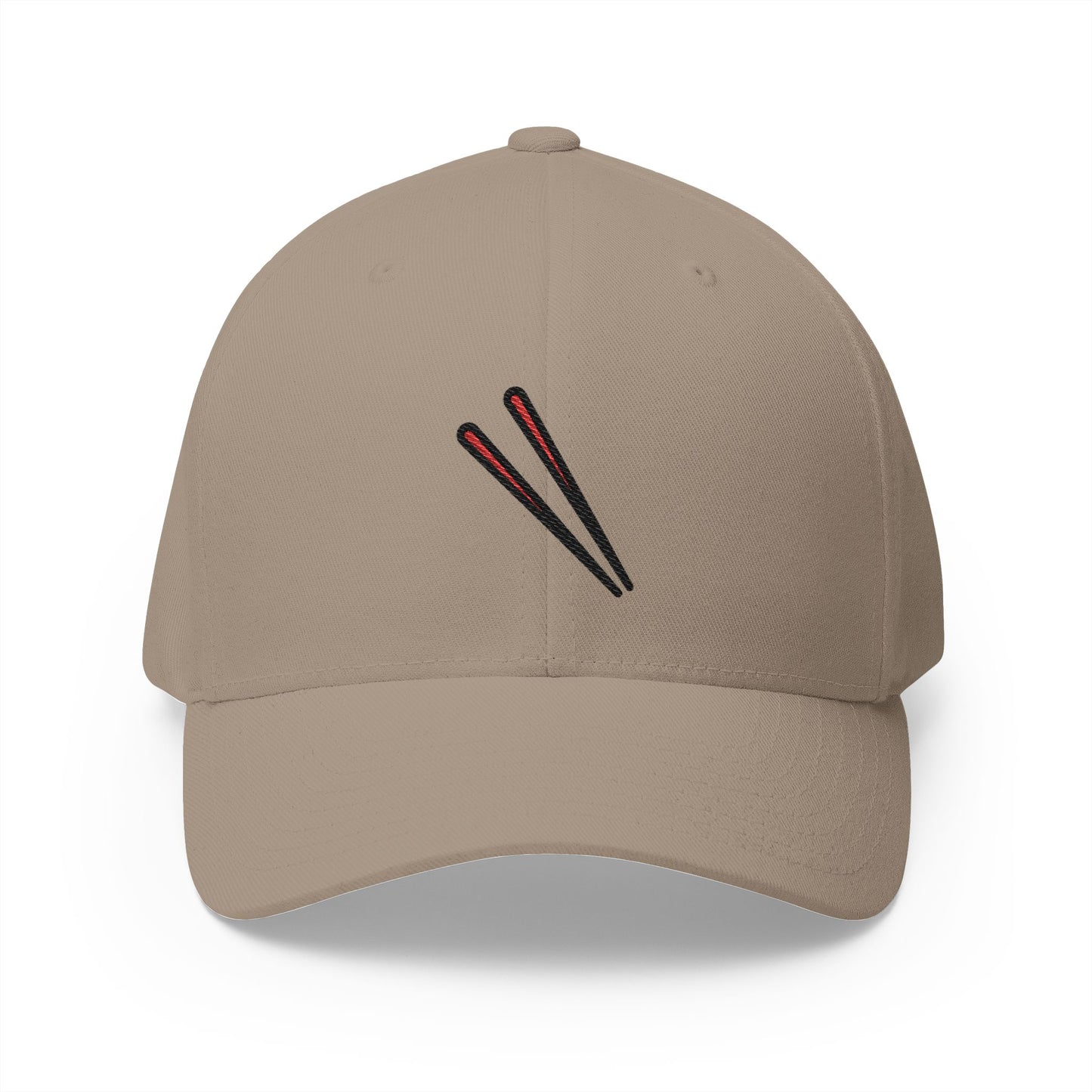 Chopsticks Emoji Khaki Cap – Premium by Capmoji