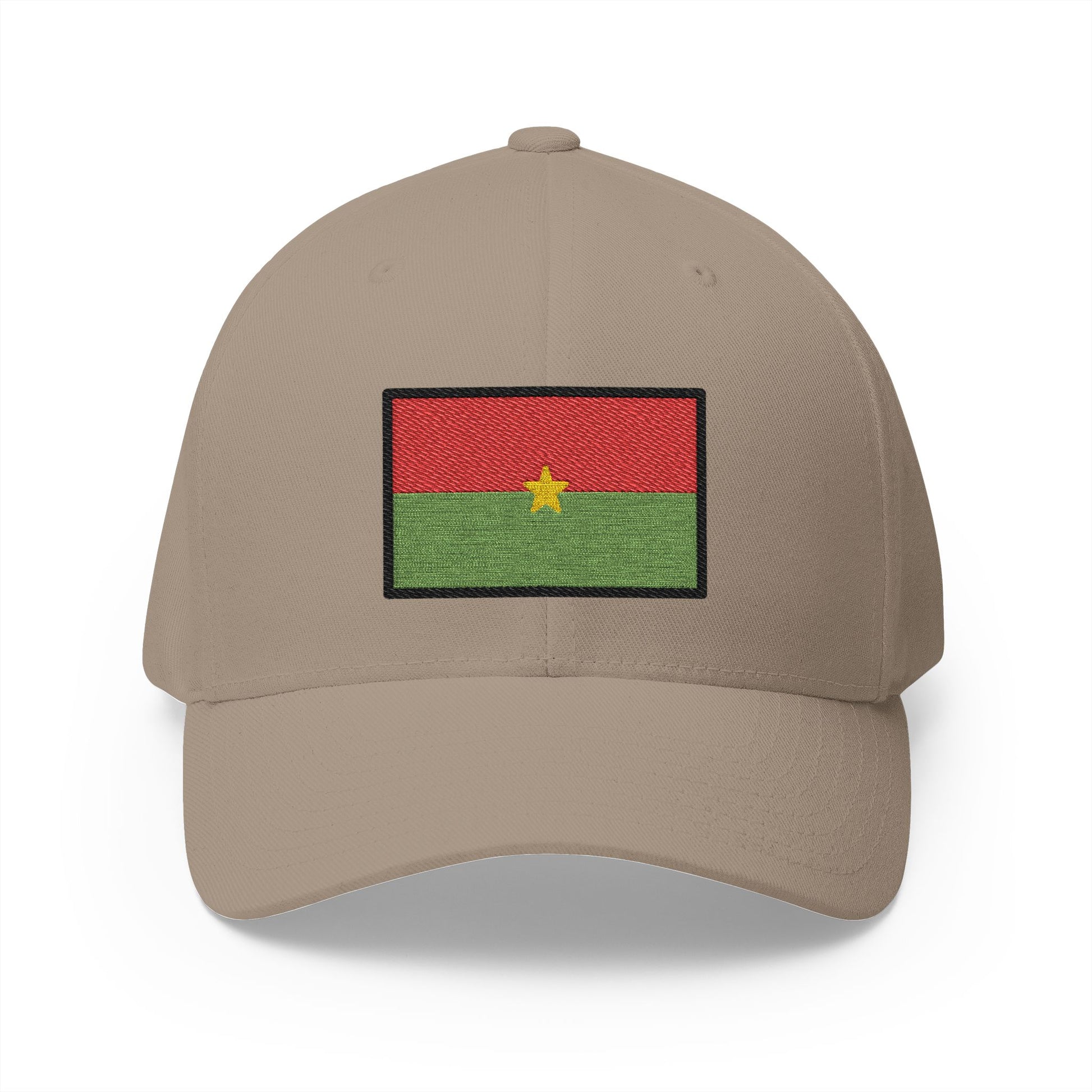 Flag: Burkina Faso Emoji Khaki Cap – Premium by Capmoji