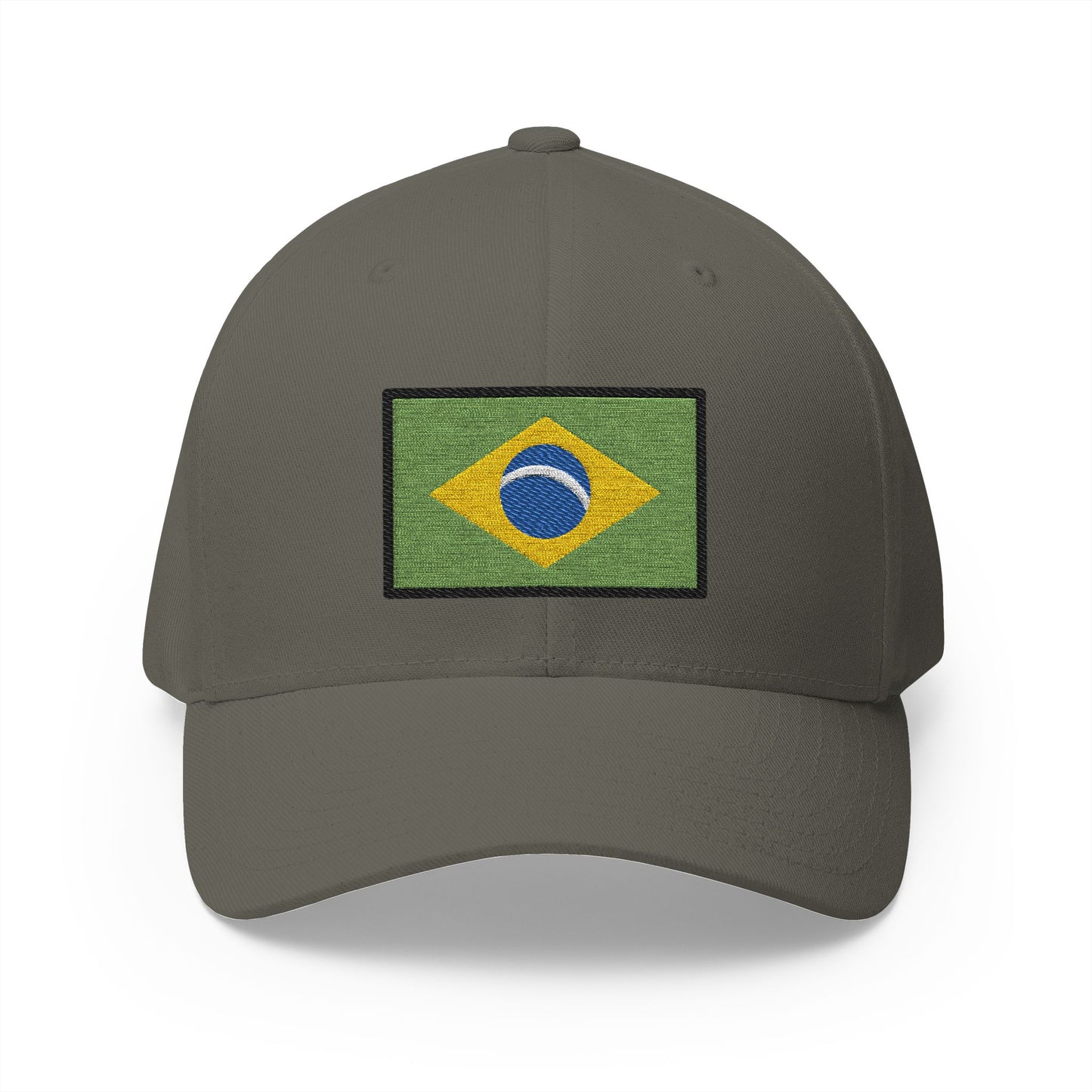 Flag: Brazil Emoji Olive Cap – Premium by Capmoji
