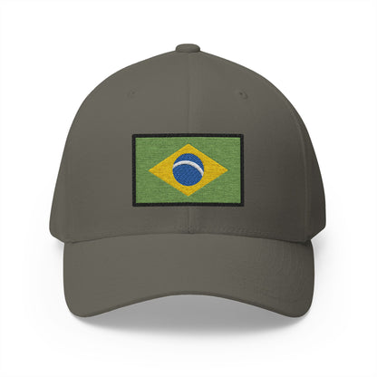 Flag: Brazil Emoji Olive Cap – Premium by Capmoji