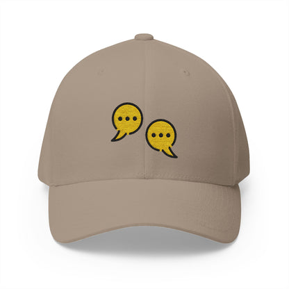 Interview Emoji Khaki Cap – Premium by Capmoji
