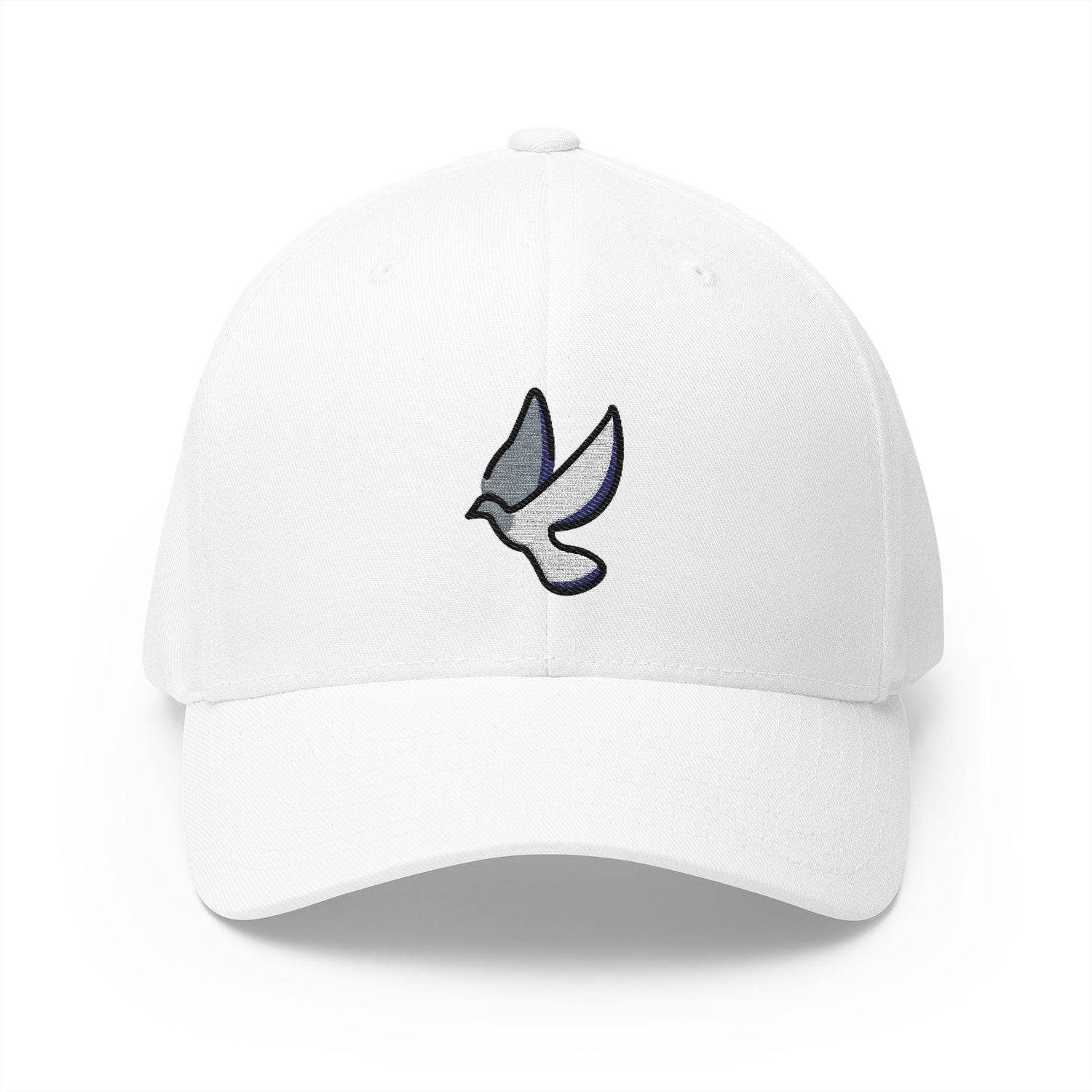 Pigeon Emoji White Cap – Premium by Capmoji