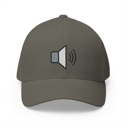 Speaker High Volume Emoji Olive Cap – Premium by Capmoji
