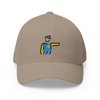 Authority Instruction Emoji Khaki Cap – Premium by Capmoji