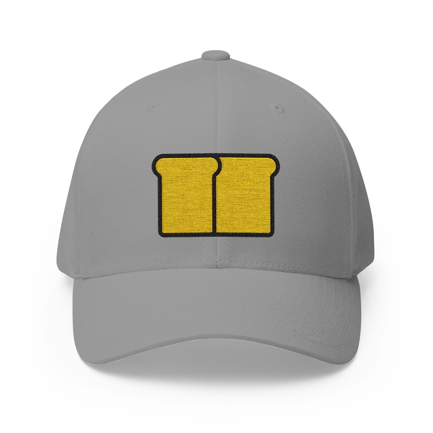 Bread Emoji Grey Cap – Premium by Capmoji