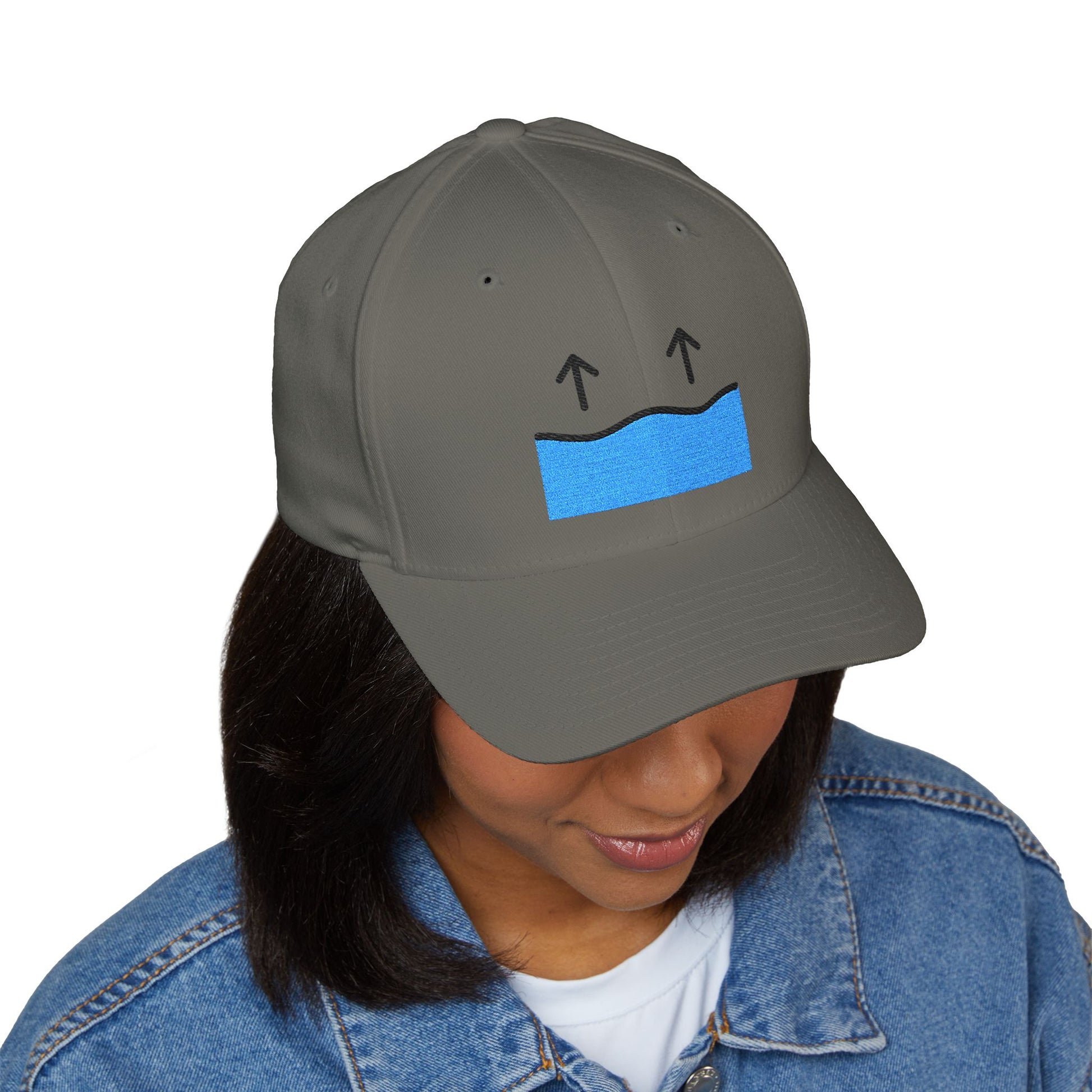 Sea Level Rise Emoji Cap – Premium by Capmoji