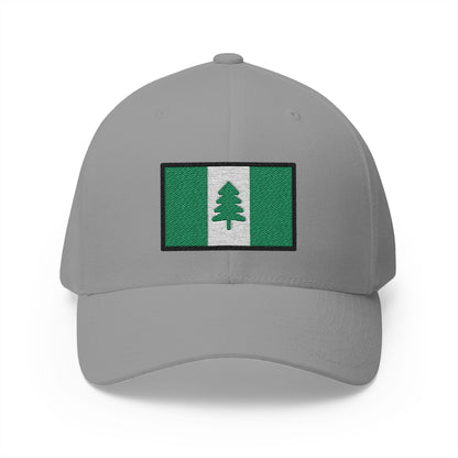 Flag: Norfolk Island Emoji Grey Cap – Premium by Capmoji