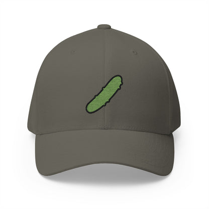 Cucumber Emoji Olive Cap – Premium by Capmoji
