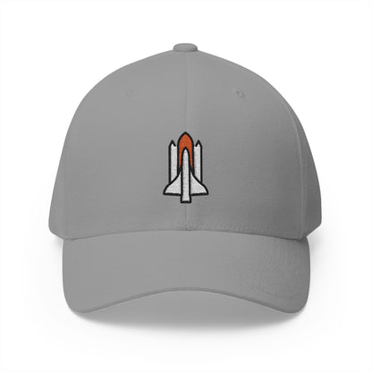Space Shuttle Emoji Grey Cap – Premium by Capmoji