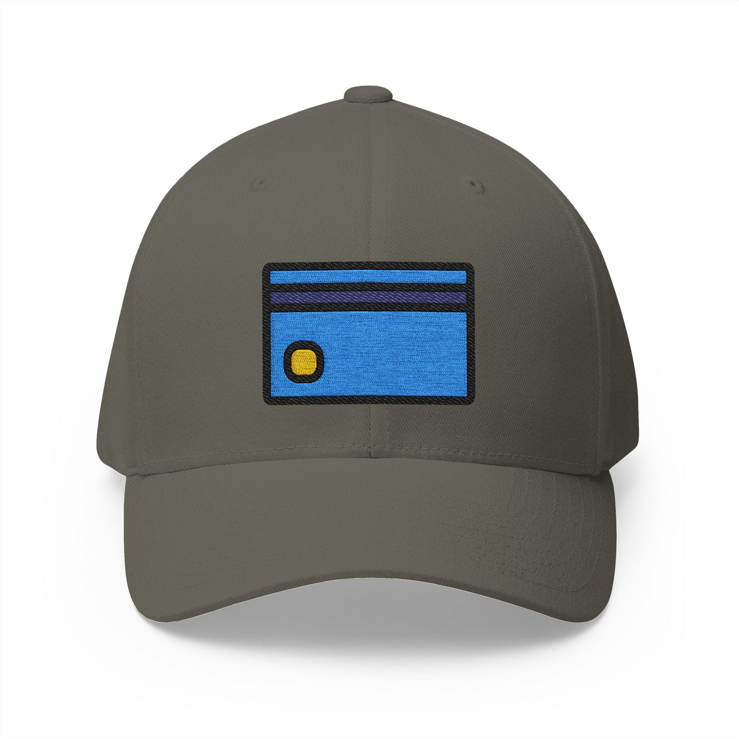 Credit Card Emoji Olive Cap – Premium by Capmoji