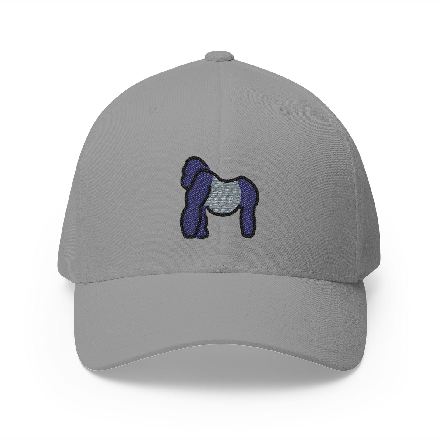 Gorilla Emoji Grey Cap – Premium by Capmoji