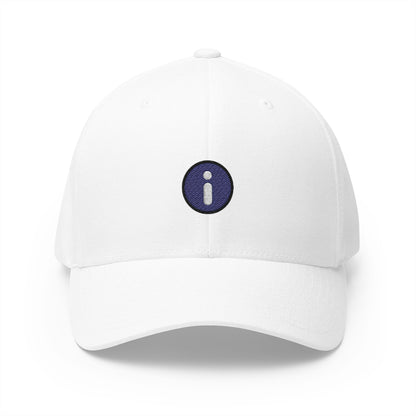 Information Emoji White Cap – Premium by Capmoji