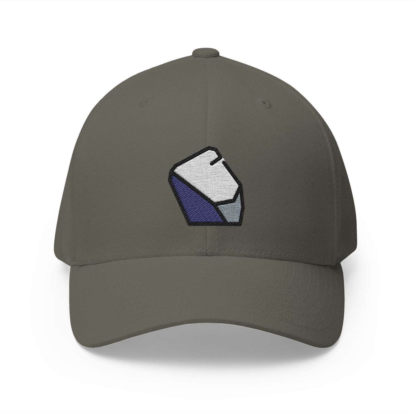 Rock Emoji Olive Cap – Premium by Capmoji