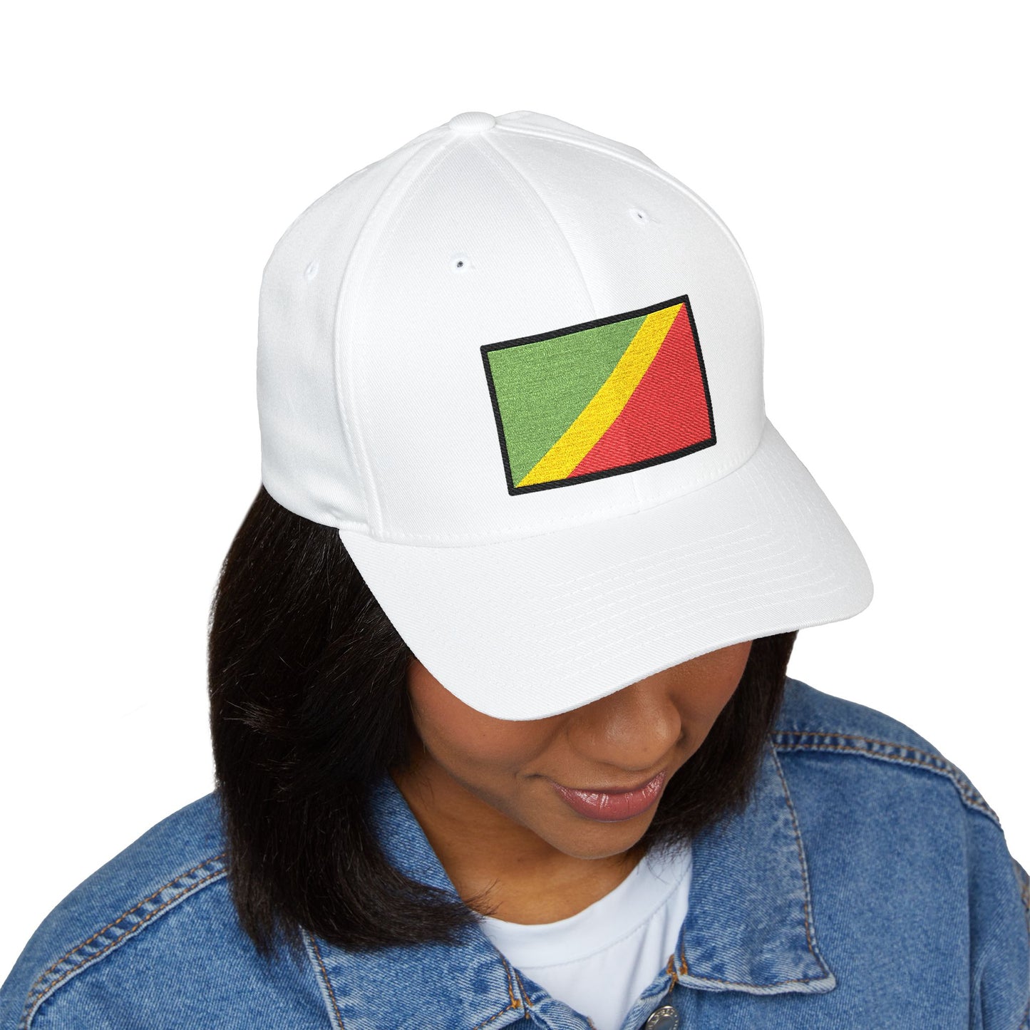 Flag: Congo - Brazzaville Emoji Cap – Premium by Capmoji