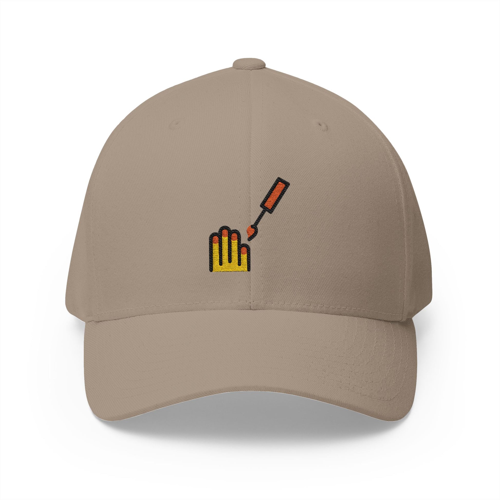Nail Polish Emoji Khaki Cap – Premium by Capmoji
