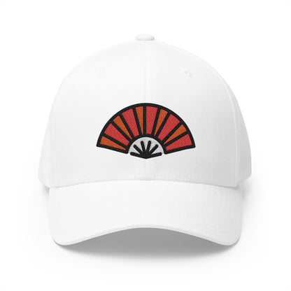 Folding Hand Fan Emoji White Cap – Premium by Capmoji