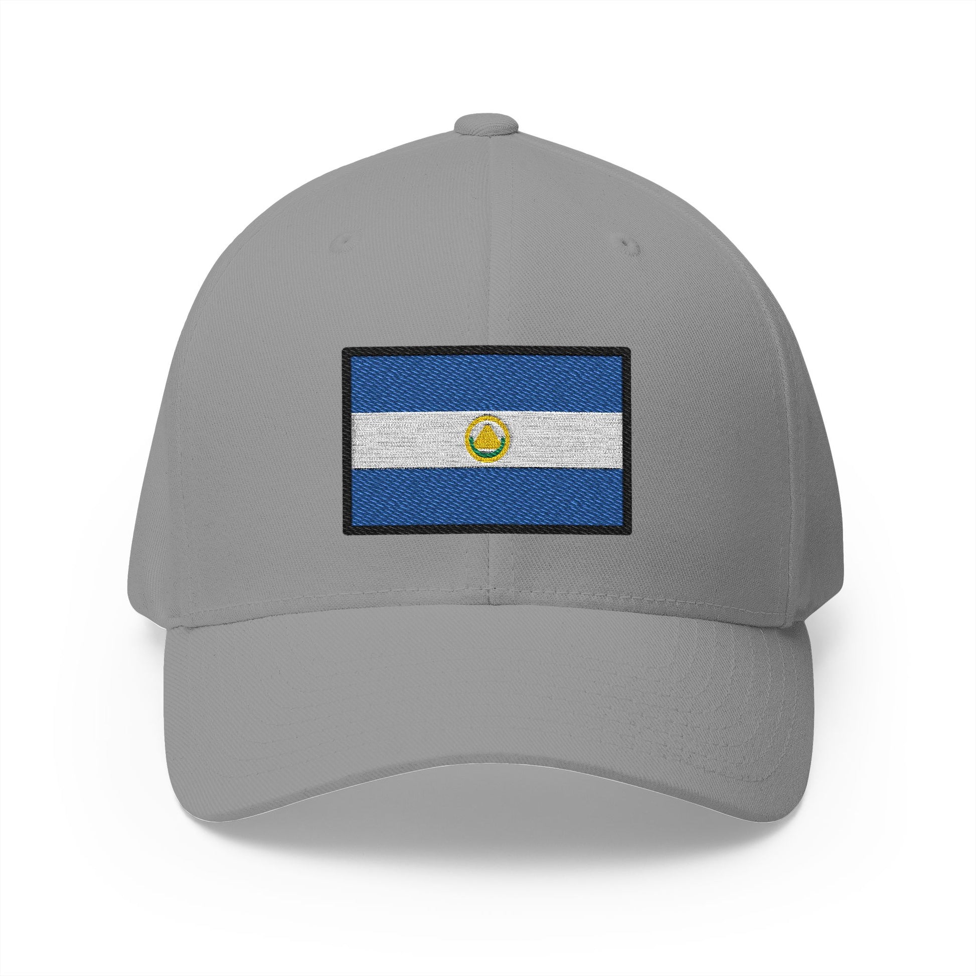 Flag: El Salvador Emoji Grey Cap – Premium by Capmoji