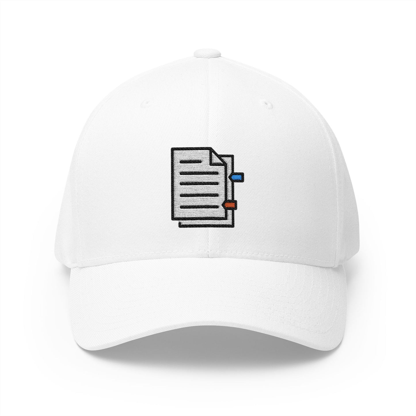 Bookmark Tabs Emoji White Cap – Premium by Capmoji