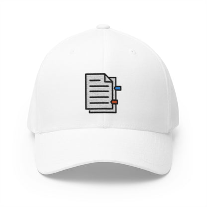 Bookmark Tabs Emoji White Cap – Premium by Capmoji