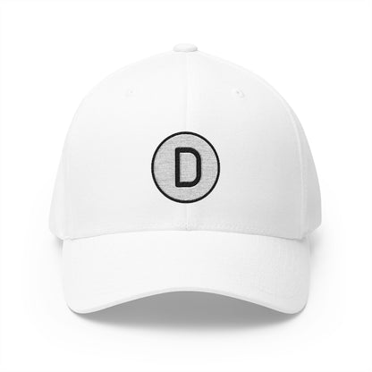 Regional Indicator D Emoji White Cap – Premium by Capmoji