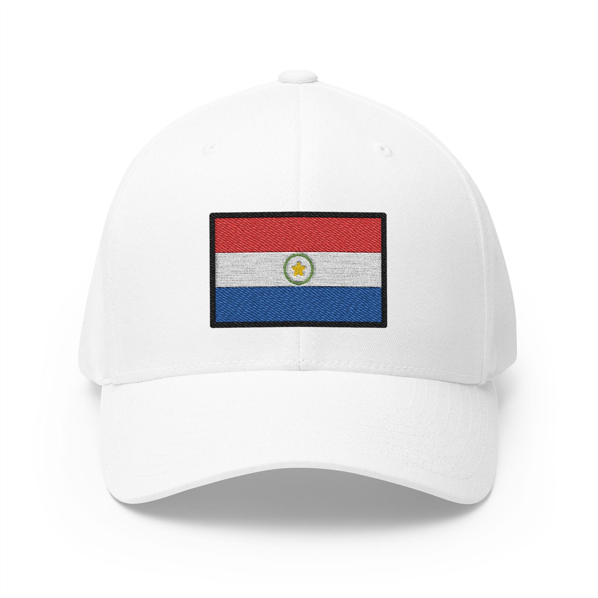 Flag: Paraguay Emoji White Cap – Premium by Capmoji