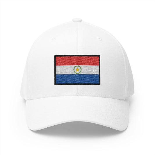 Flag: Paraguay Emoji White Cap – Premium by Capmoji
