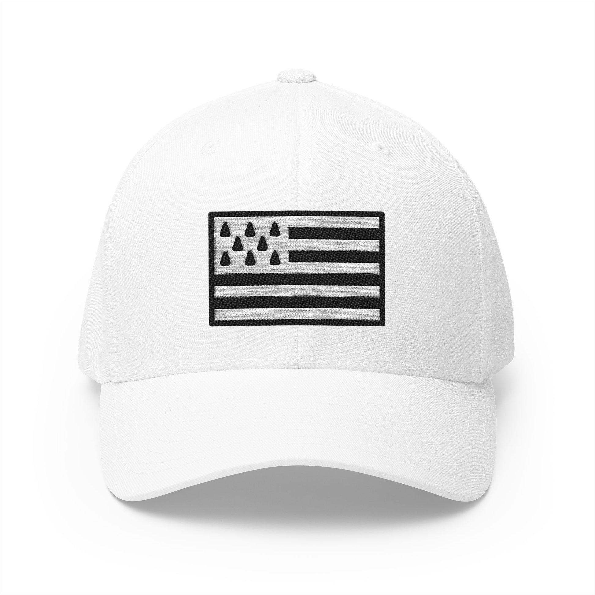 Bretagne Flag Emoji White Cap – Premium by Capmoji