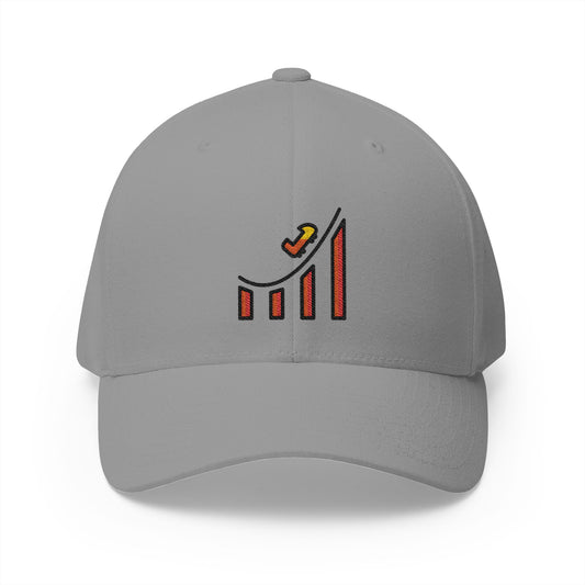Roller Coaster Emoji Grey Cap – Premium by Capmoji