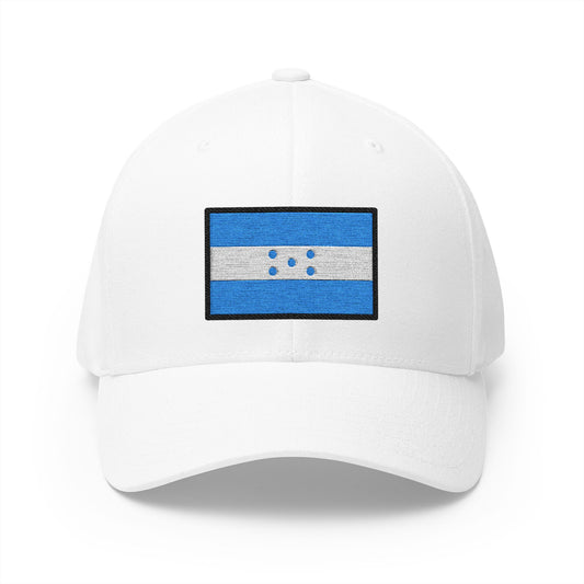 Flag: Honduras Emoji White Cap – Premium by Capmoji