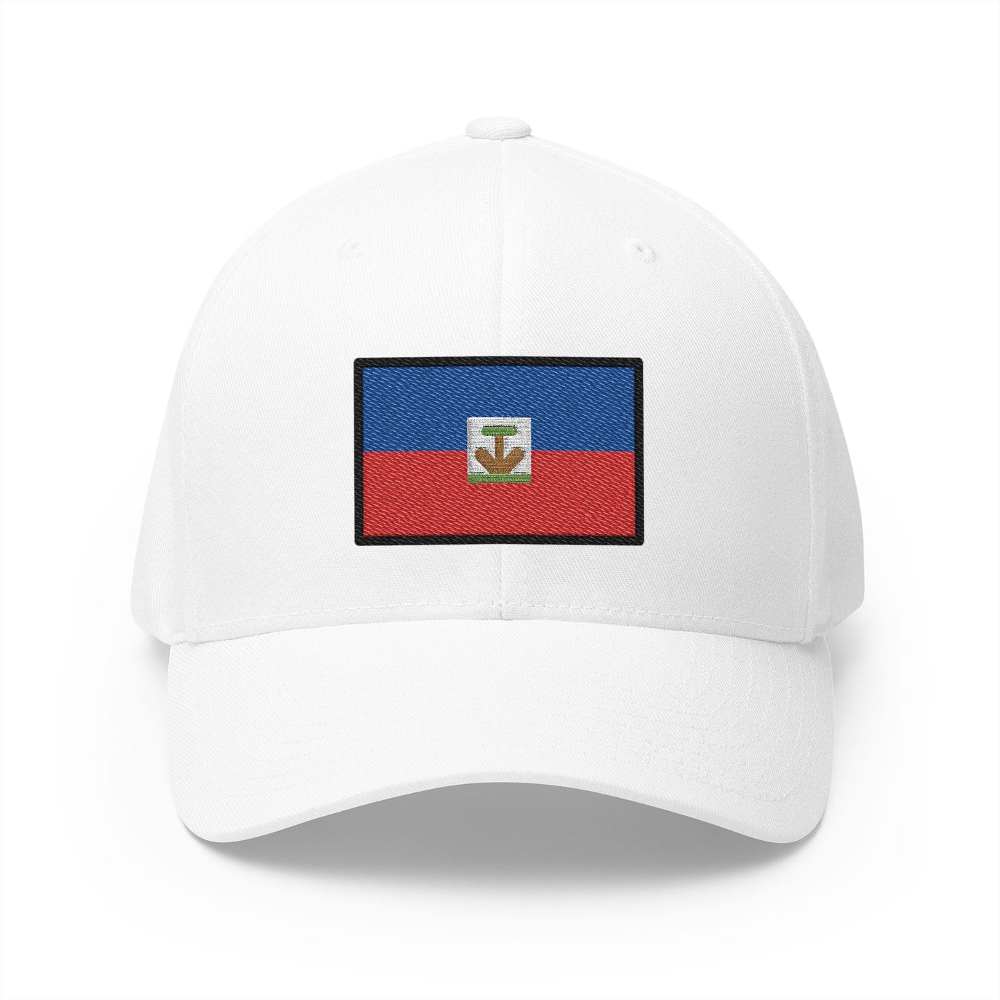 Flag: Haiti Emoji White Cap – Premium by Capmoji