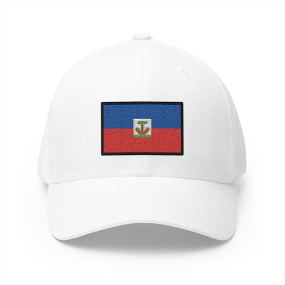 Flag: Haiti Emoji White Cap – Premium by Capmoji