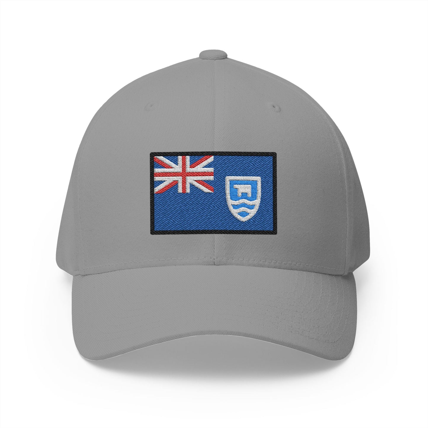 Flag: Falkland Islands Emoji Grey Cap – Premium by Capmoji
