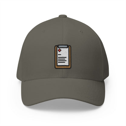 Patient Clipboard Emoji Olive Cap – Premium by Capmoji