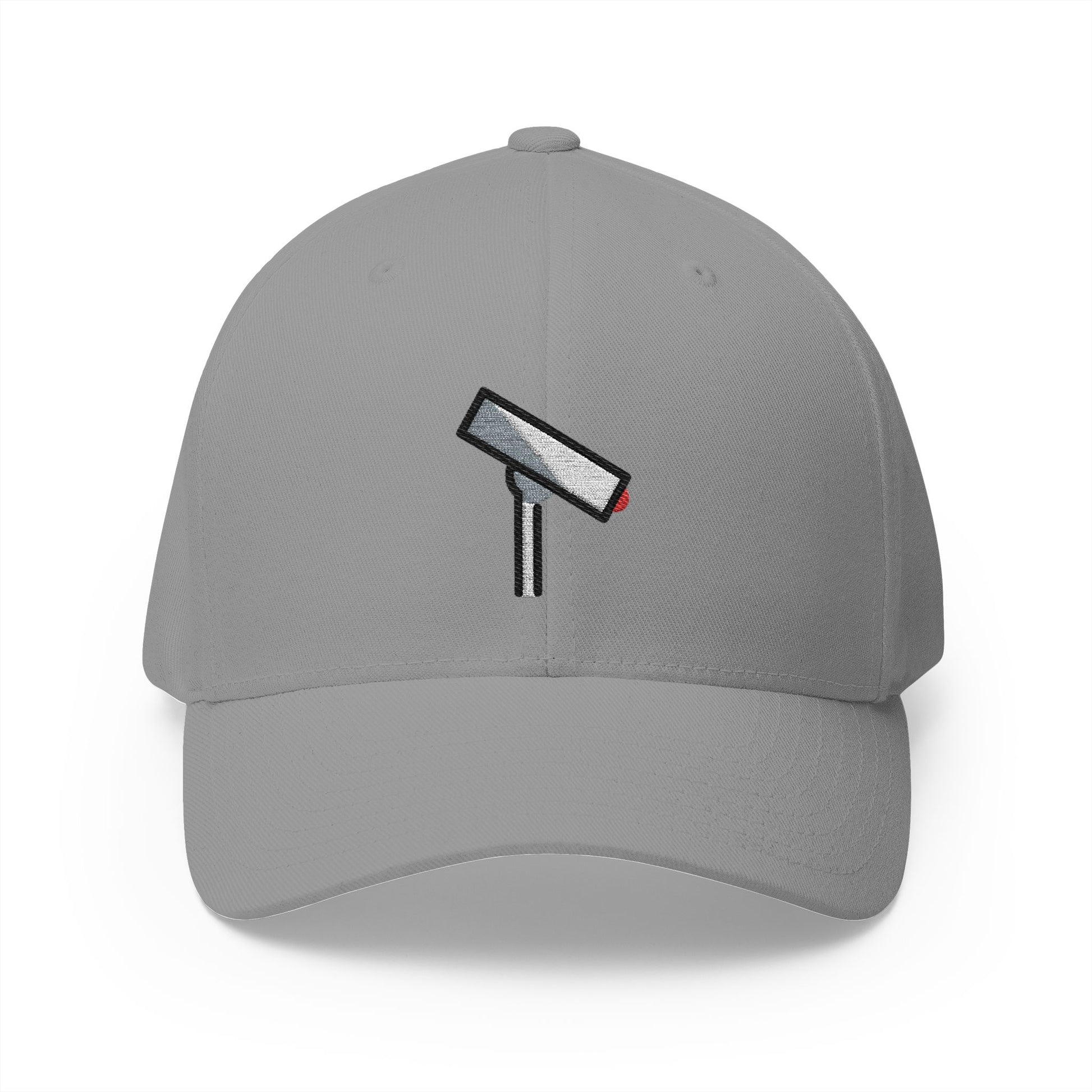Surveillance Emoji Grey Cap – Premium by Capmoji