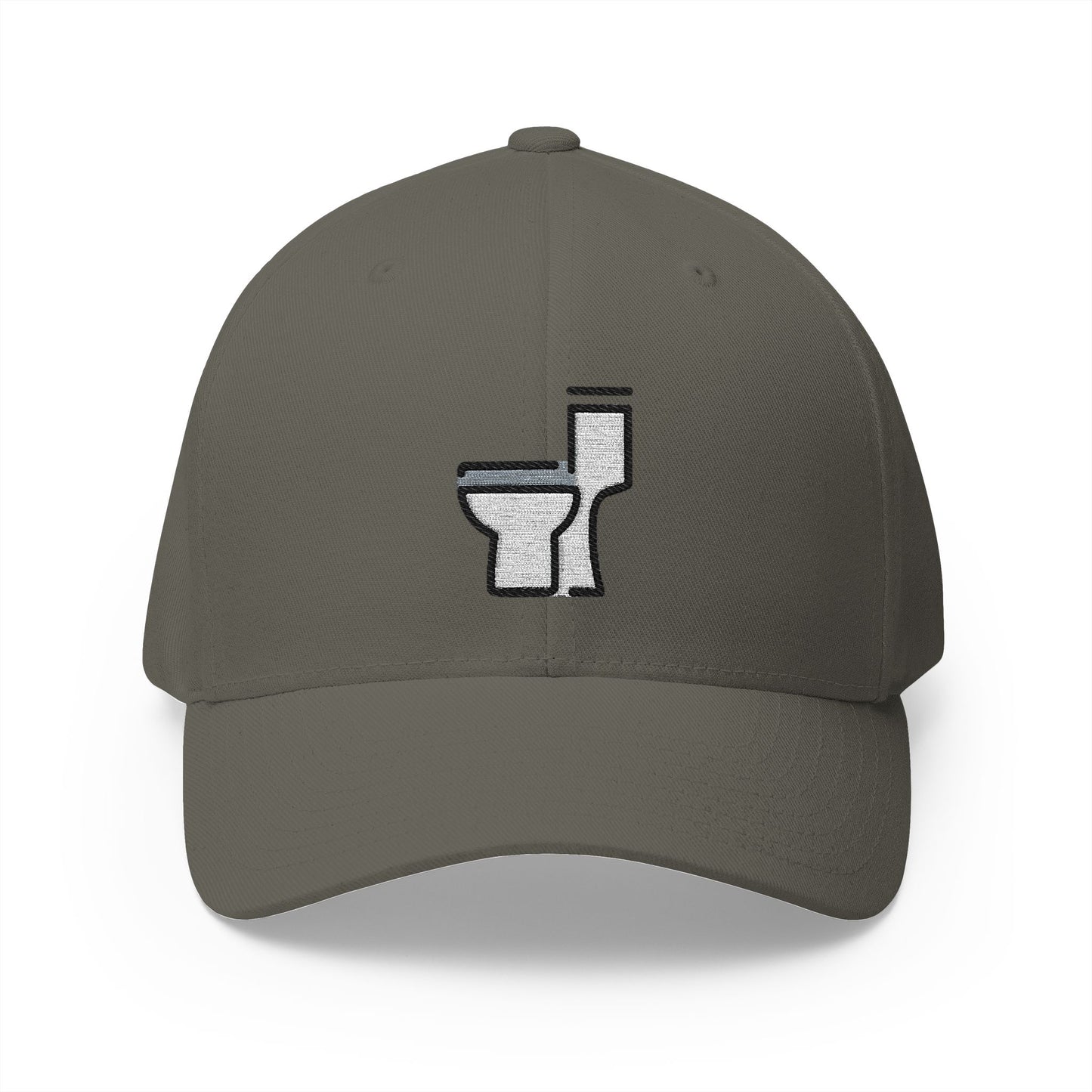 Toilet Emoji Olive Cap – Premium by Capmoji