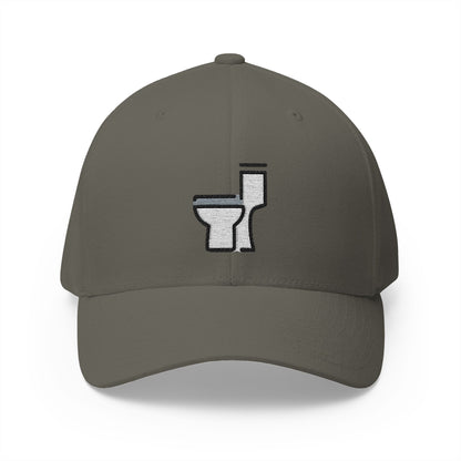 Toilet Emoji Olive Cap – Premium by Capmoji