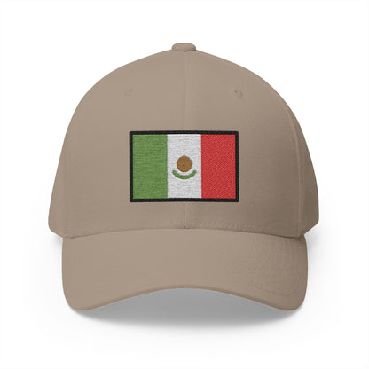 Flag: Mexico Emoji Khaki Cap – Premium by Capmoji