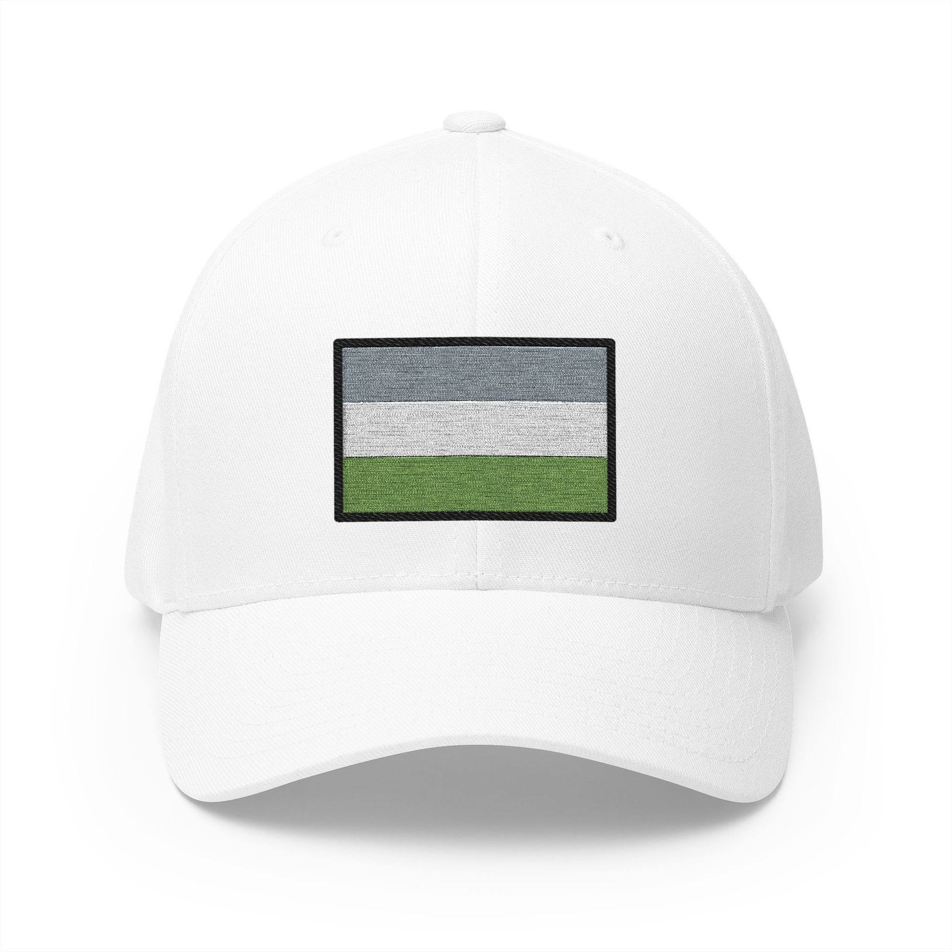Genderqueer Emoji White Cap – Premium by Capmoji