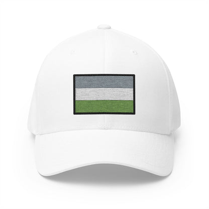 Genderqueer Emoji White Cap – Premium by Capmoji