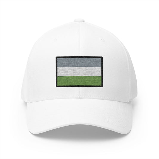 Genderqueer Emoji White Cap – Premium by Capmoji