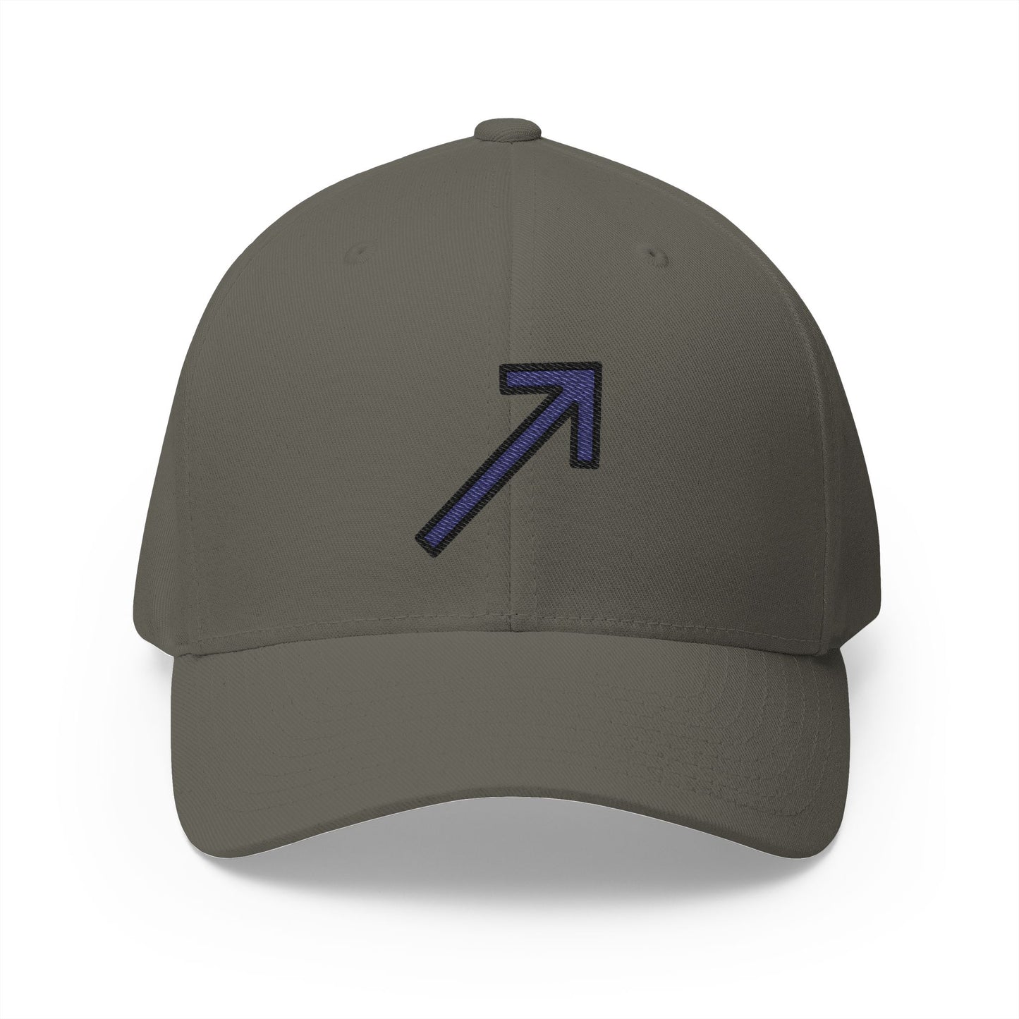 Up-Right Arrow Emoji Olive Cap – Premium by Capmoji
