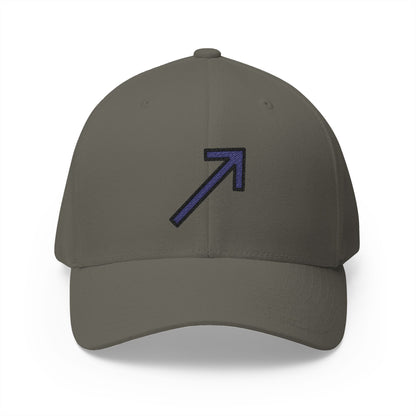 Up-Right Arrow Emoji Olive Cap – Premium by Capmoji