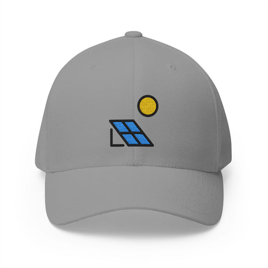 Solar Energy Emoji Grey Cap – Premium by Capmoji