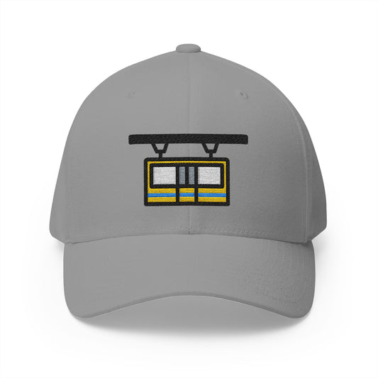 Suspension Railway Emoji Grey Cap – Premium by Capmoji