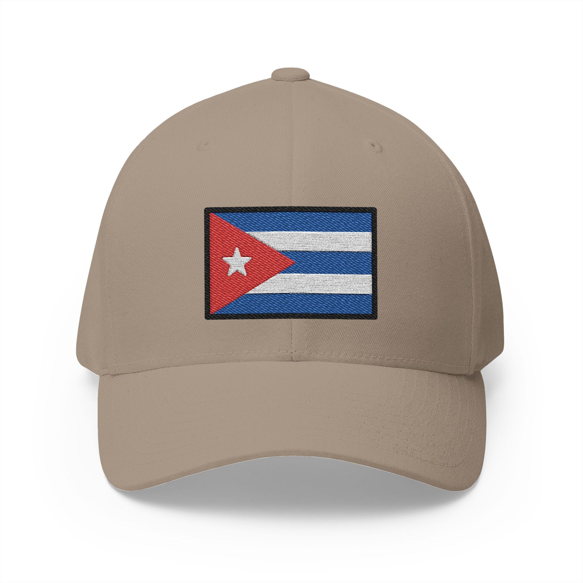 Flag: Cuba Emoji Khaki Cap – Premium by Capmoji