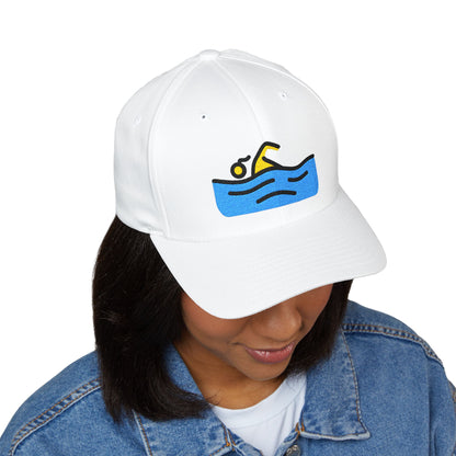 Woman Swimming Emoji Cap – Premium by Capmoji